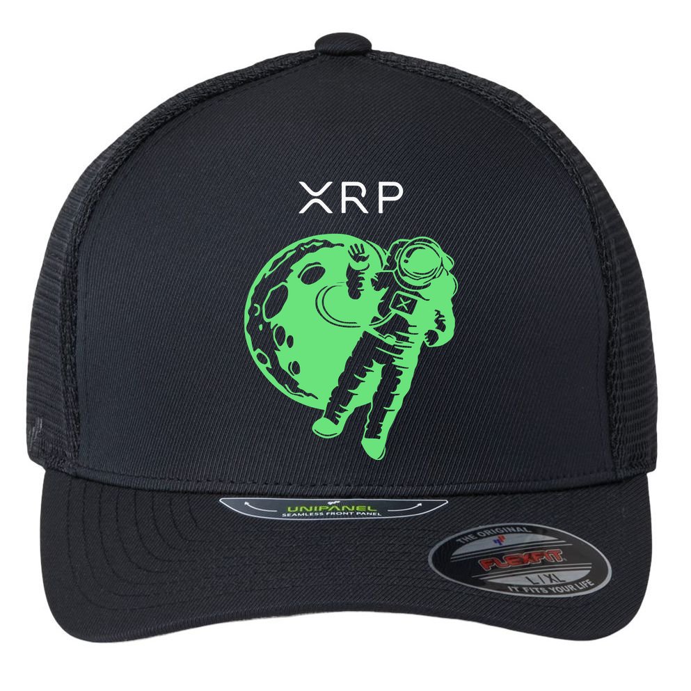 Brad Garlinghouse Wearing Xrp Flexfit Unipanel Trucker Cap