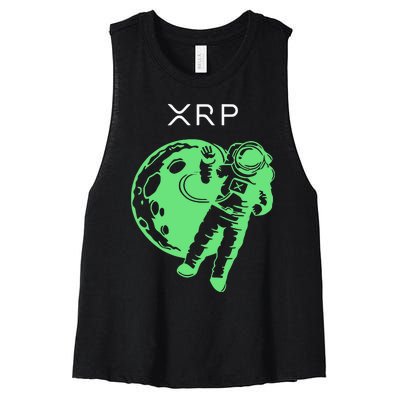 Brad Garlinghouse Wearing Xrp Women's Racerback Cropped Tank