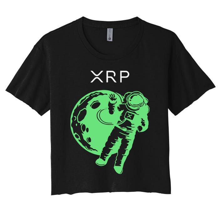 Brad Garlinghouse Wearing Xrp Women's Crop Top Tee