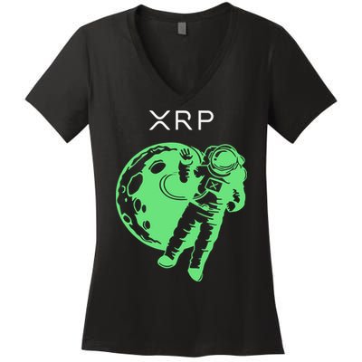 Brad Garlinghouse Wearing Xrp Women's V-Neck T-Shirt
