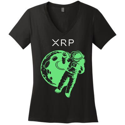 Brad Garlinghouse Wearing Xrp Women's V-Neck T-Shirt