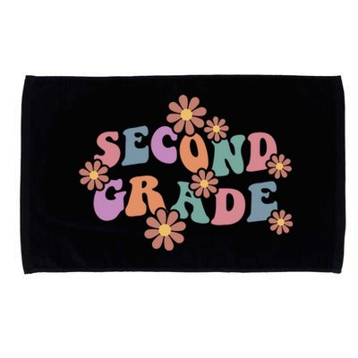 Boho Groovy Wavy Second Grade Cute Gift Microfiber Hand Towel