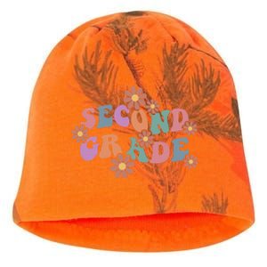 Boho Groovy Wavy Second Grade Cute Gift Kati - Camo Knit Beanie