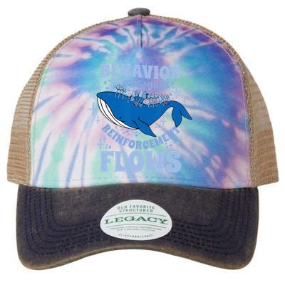 Behavior Goes Where Reinforcement Flows Behavior Analyst Legacy Tie Dye Trucker Hat