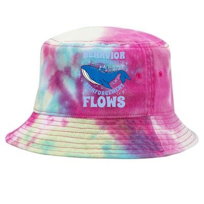 Behavior Goes Where Reinforcement Flows Behavior Analyst Tie-Dyed Bucket Hat