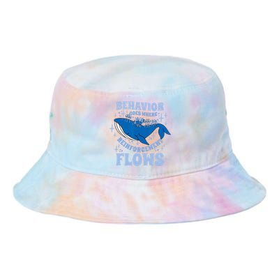 Behavior Goes Where Reinforcement Flows Behavior Analyst Tie Dye Newport Bucket Hat