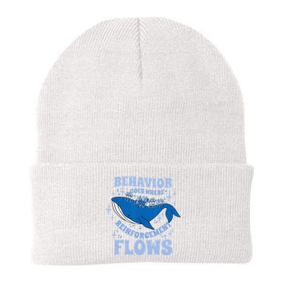 Behavior Goes Where Reinforcement Flows Behavior Analyst Knit Cap Winter Beanie