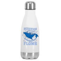 Behavior Goes Where Reinforcement Flows Behavior Analyst Stainless Steel Insulated Water Bottle