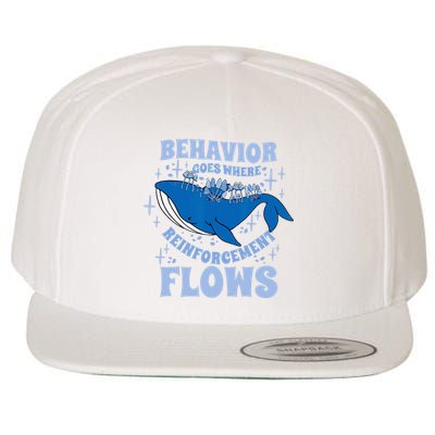 Behavior Goes Where Reinforcement Flows Behavior Analyst Wool Snapback Cap