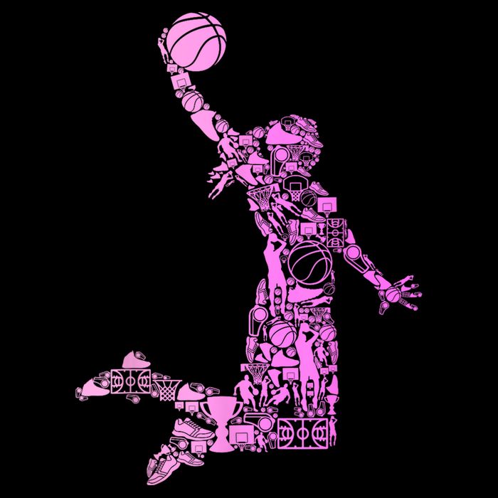 Basketball Girl Women Tall T-Shirt