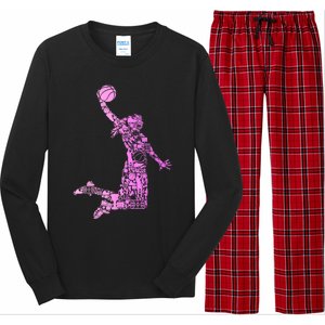 Basketball Girl Women Long Sleeve Pajama Set