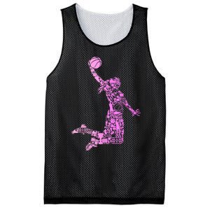 Basketball Girl Women Mesh Reversible Basketball Jersey Tank