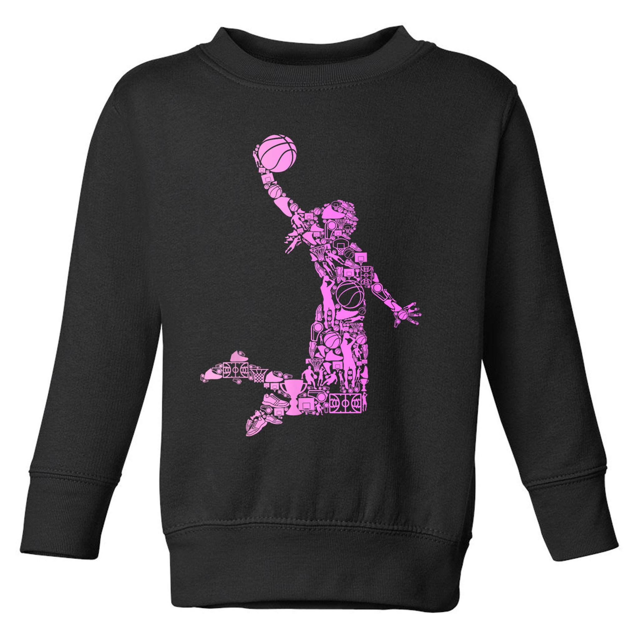 Basketball Girl Women Toddler Sweatshirt