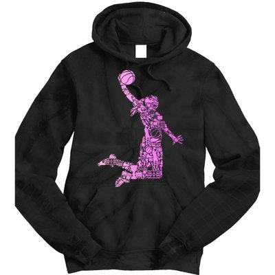 Basketball Girl Women Tie Dye Hoodie