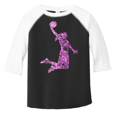 Basketball Girl Women Toddler Fine Jersey T-Shirt