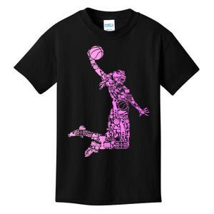 Basketball Girl Women Kids T-Shirt