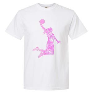 Basketball Girl Women Garment-Dyed Heavyweight T-Shirt