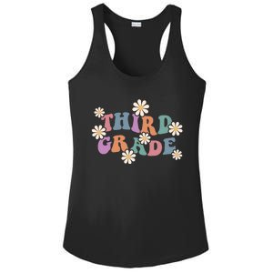 Boho Groovy Wavy Third Grade Cute Gift Ladies PosiCharge Competitor Racerback Tank