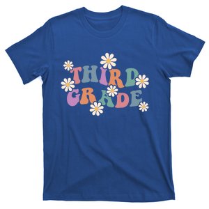 Boho Groovy Wavy Third Grade Cute Gift T-Shirt