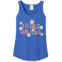 Boho Groovy Wavy Third Grade Cute Gift Ladies Essential Tank