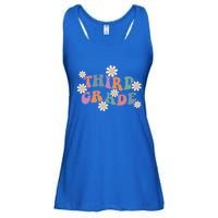 Boho Groovy Wavy Third Grade Cute Gift Ladies Essential Flowy Tank