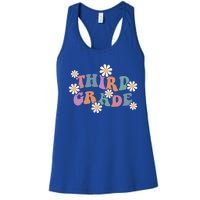 Boho Groovy Wavy Third Grade Cute Gift Women's Racerback Tank