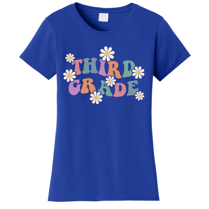 Boho Groovy Wavy Third Grade Cute Gift Women's T-Shirt