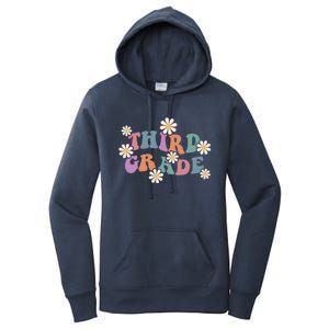 Boho Groovy Wavy Third Grade Cute Gift Women's Pullover Hoodie