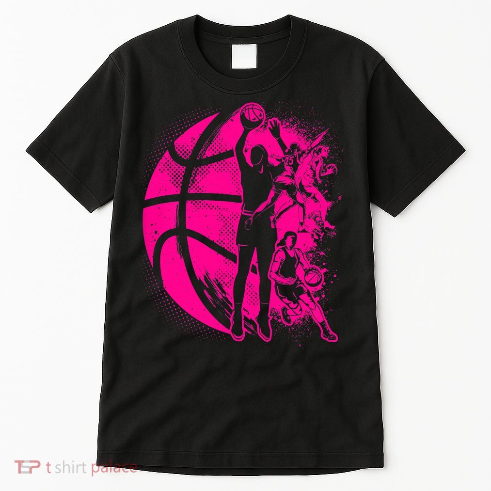 Basketball Girl Wo Female Basketball Team Tall T-Shirt