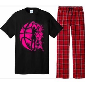 Basketball Girl Wo Female Basketball Team Pajama Set