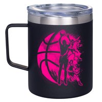 Basketball Girl Wo Female Basketball Team 12oz Stainless Steel Coffee Mug