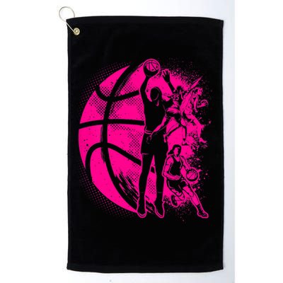 Basketball Girl Wo Female Basketball Team Golf Towel
