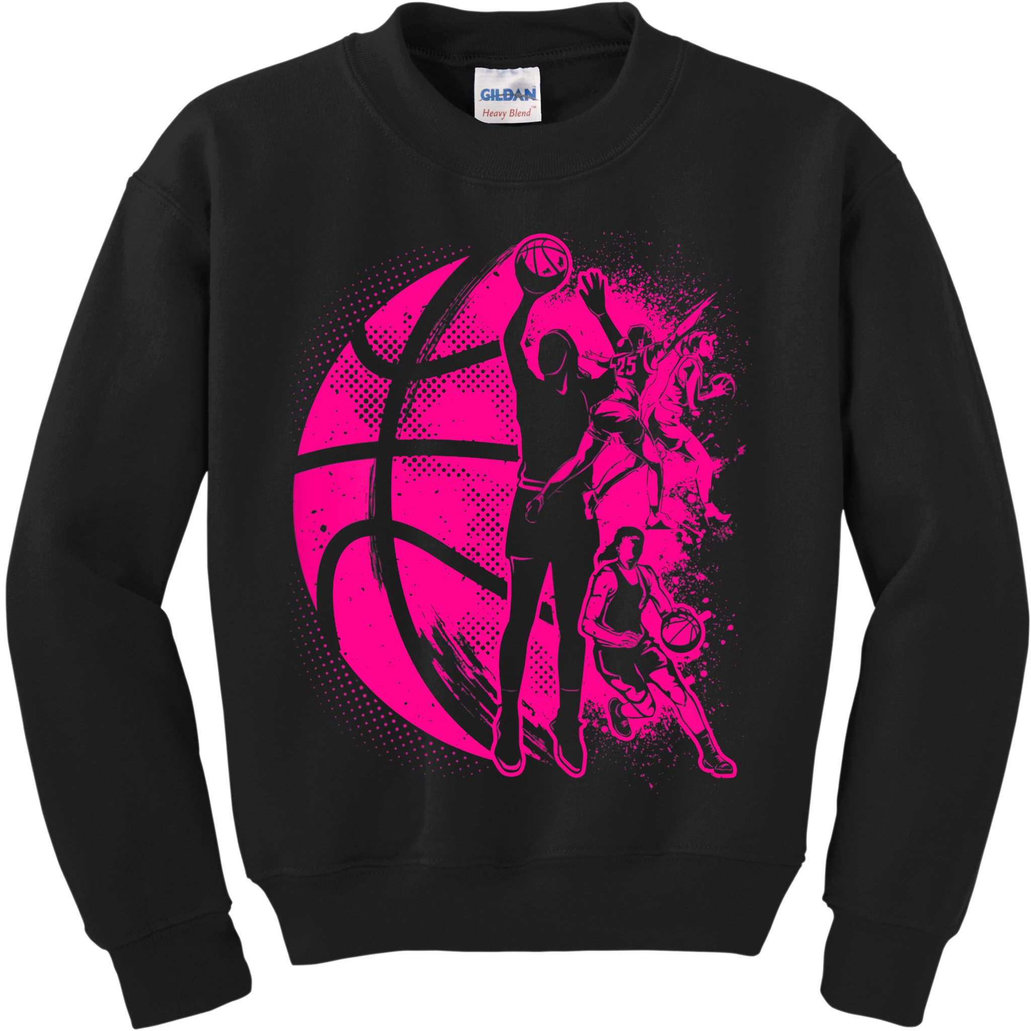 Basketball Girl Wo Female Basketball Team Kids Sweatshirt