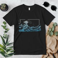 Blue Great Wave Off Kanagawa Premium T-Shirt