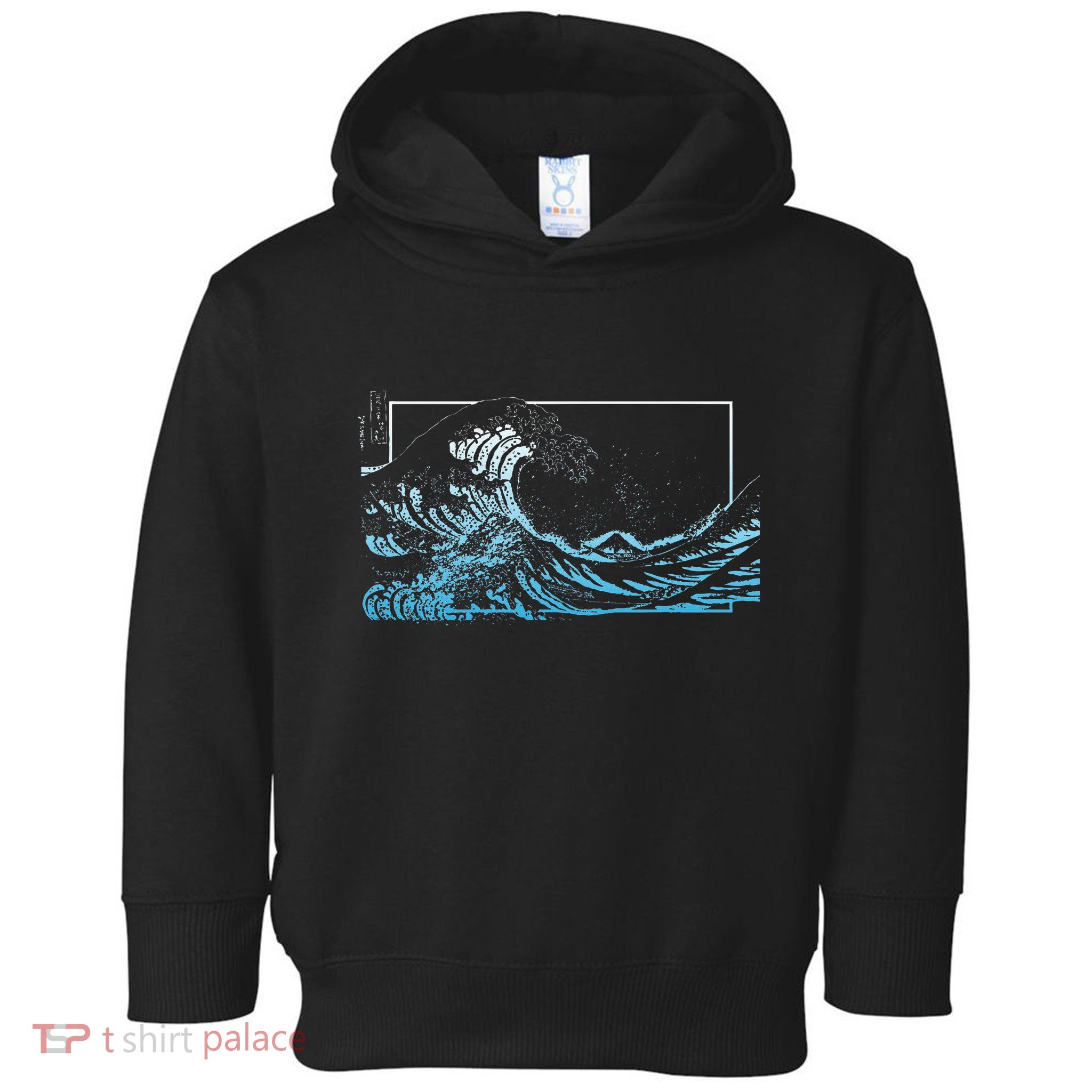 Blue Great Wave Off Kanagawa Toddler Hoodie