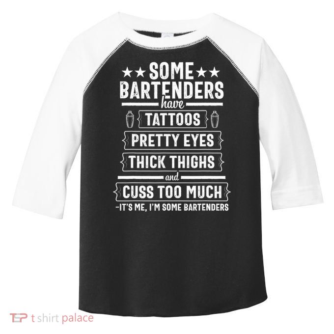 Bartender Gift Women Thighs  Toddler Fine Jersey T-Shirt