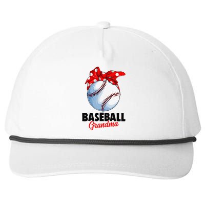 Baseball Grandma Women Snapback Five-Panel Rope Hat