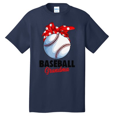 Baseball Grandma Women Tall T-Shirt