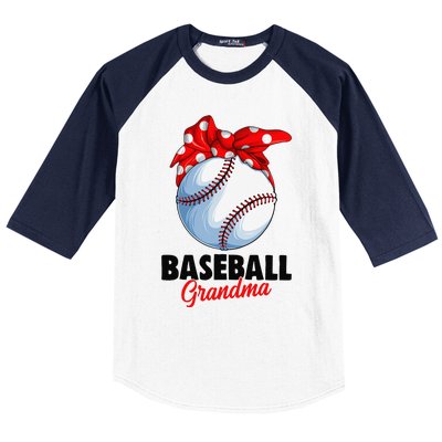 Baseball Grandma Women Baseball Sleeve Shirt