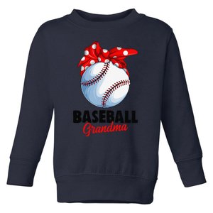 Baseball Grandma Women Toddler Sweatshirt