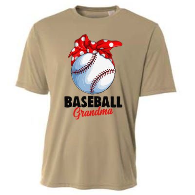 Baseball Grandma Women Cooling Performance Crew T-Shirt