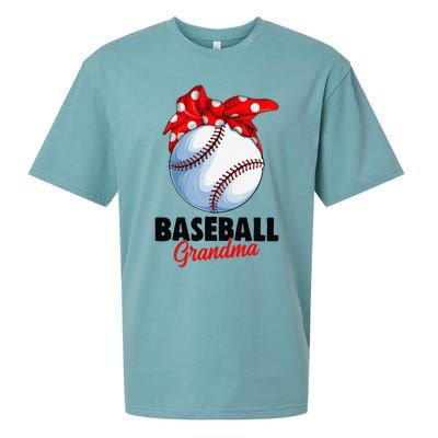 Baseball Grandma Women Sueded Cloud Jersey T-Shirt