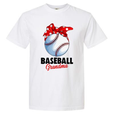 Baseball Grandma Women Garment-Dyed Heavyweight T-Shirt