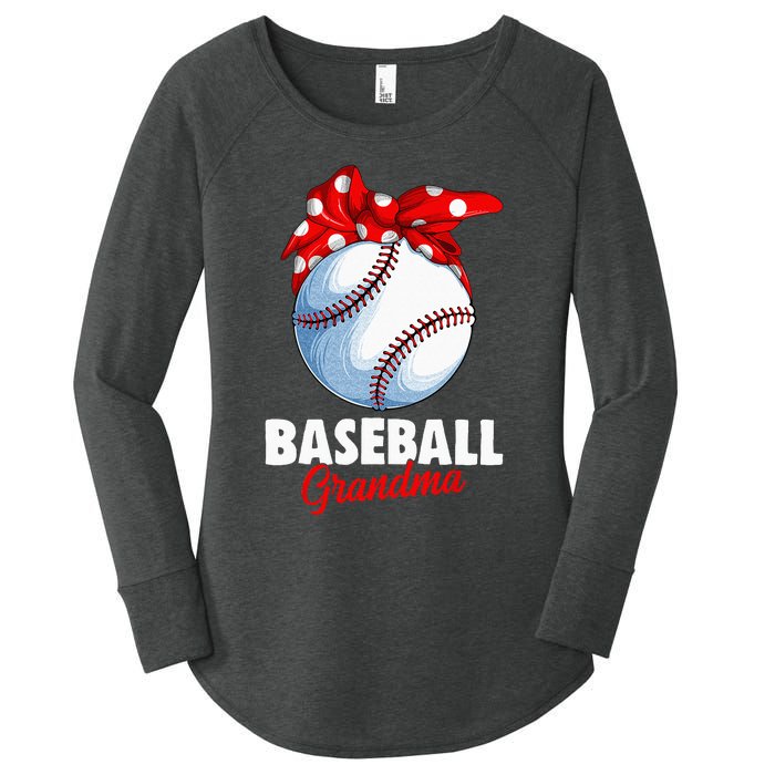 Baseball Grandma Women Women's Perfect Tri Tunic Long Sleeve Shirt