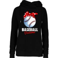 Baseball Grandma Women Womens Funnel Neck Pullover Hood