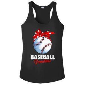 Baseball Grandma Women Ladies PosiCharge Competitor Racerback Tank