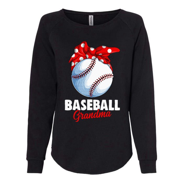 Baseball Grandma Women Womens California Wash Sweatshirt