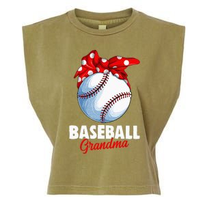 Baseball Grandma Women Garment-Dyed Women's Muscle Tee