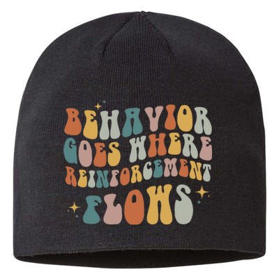 Behavior Goes Where Reinforcement Flows ABA Sustainable Beanie