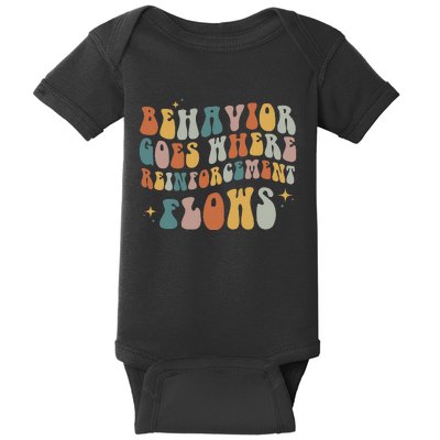 Behavior Goes Where Reinforcement Flows ABA Baby Bodysuit